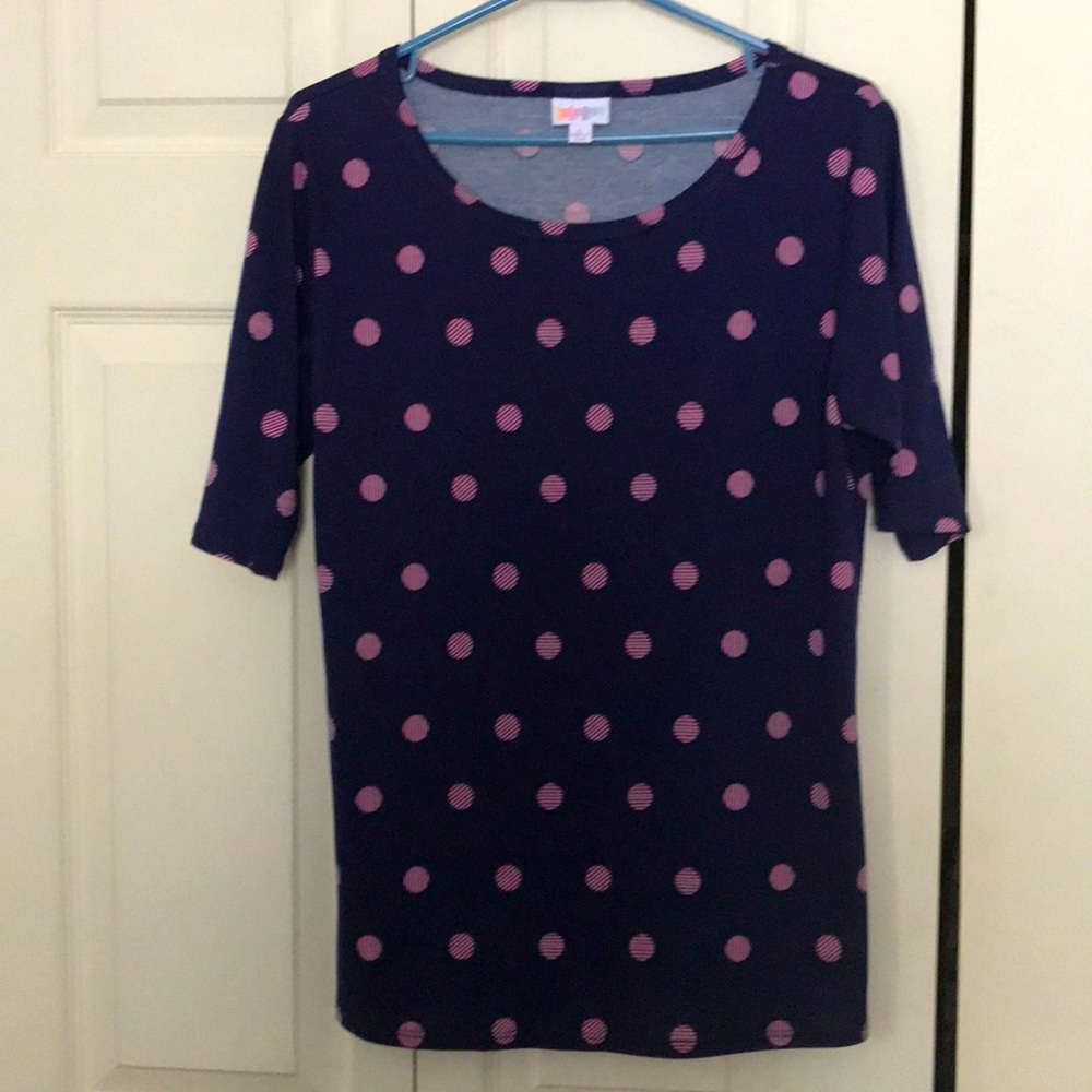 Women’s LuLaroe polka dot shirt
